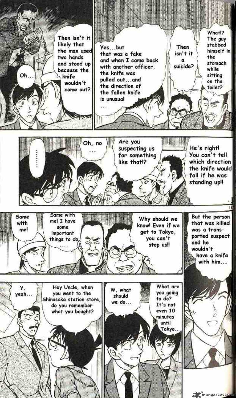 Read Detective Conan Chapter 297 The Opened Closed Area - Page 15 For Free In The Highest Quality
