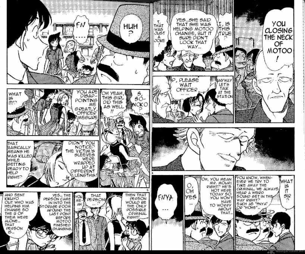 Read Detective Conan Chapter 307 The Hidden Word - Page 3 For Free In The Highest Quality