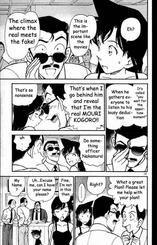 Read Detective Conan Chapter 308 Imposter's Introduction - Page 15 For Free In The Highest Quality