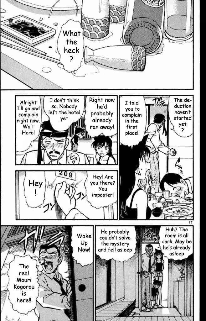 Read Detective Conan Chapter 308 Imposter's Introduction - Page 17 For Free In The Highest Quality