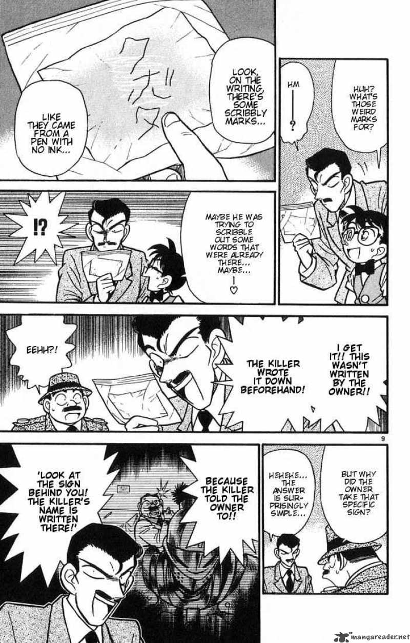 Read Detective Conan Chapter 32 The Pen that Cannot Write - Page 9 For Free In The Highest Quality