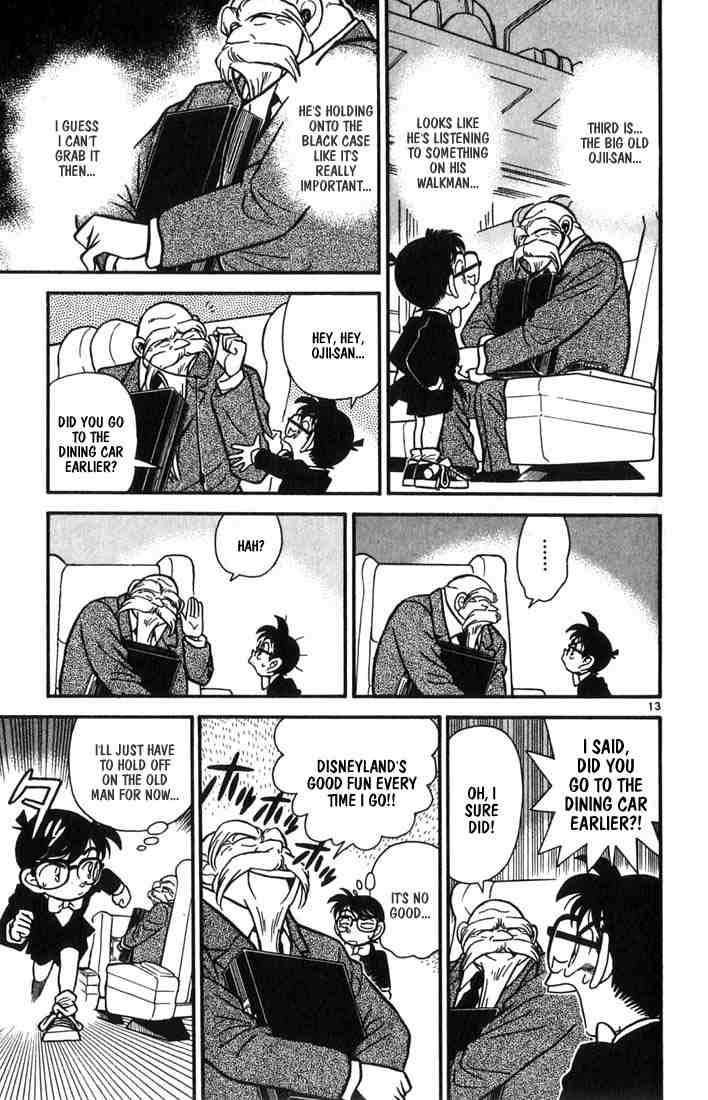 Read Detective Conan Chapter 34 The Four in the Green Car - Page 13 For Free In The Highest Quality