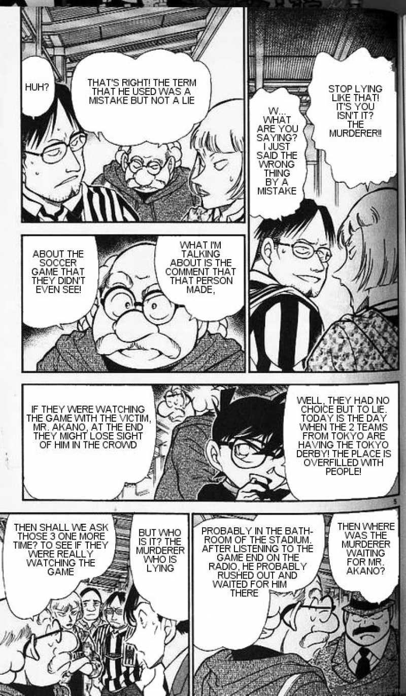 Read Detective Conan Chapter 346 A Fake Supporter - Page 5 For Free In The Highest Quality