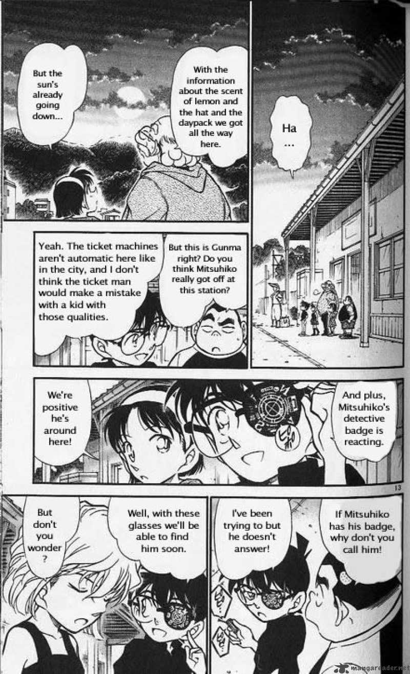 Read Detective Conan Chapter 358 The Disappearance of Mitsuhiko - Page 13 For Free In The Highest Quality