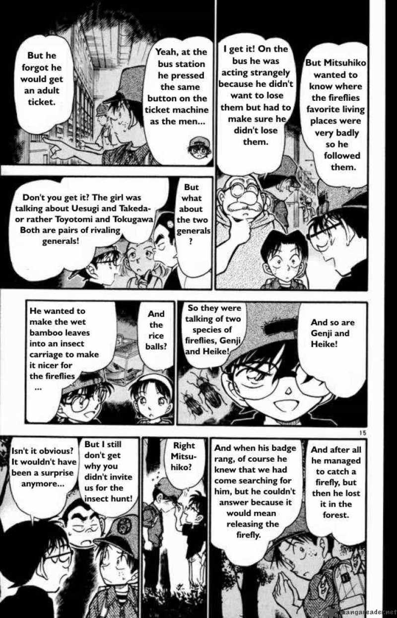 Read Detective Conan Chapter 360 The Disappearance of Mitsuhiko Part 3 - Page 15 For Free In The Highest Quality