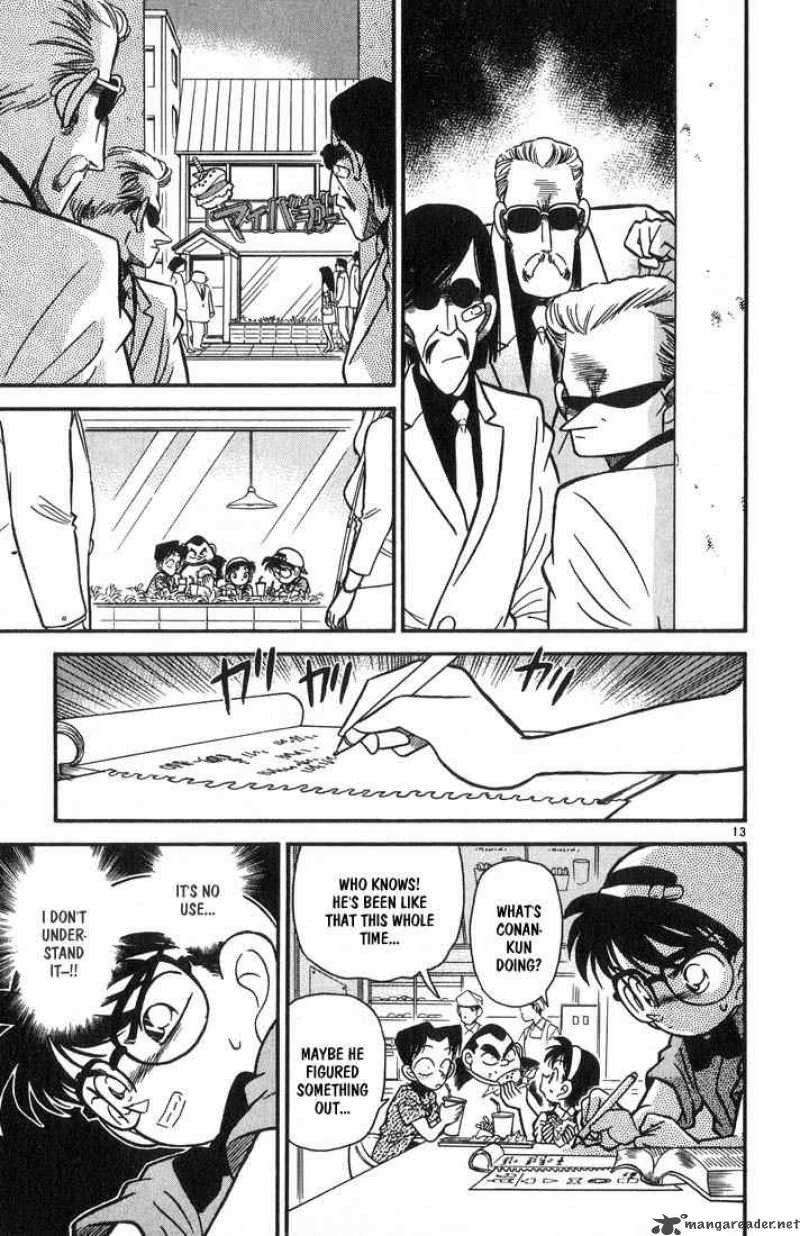 Read Detective Conan Chapter 37 The ABCs of Deciphering - Page 13 For Free In The Highest Quality