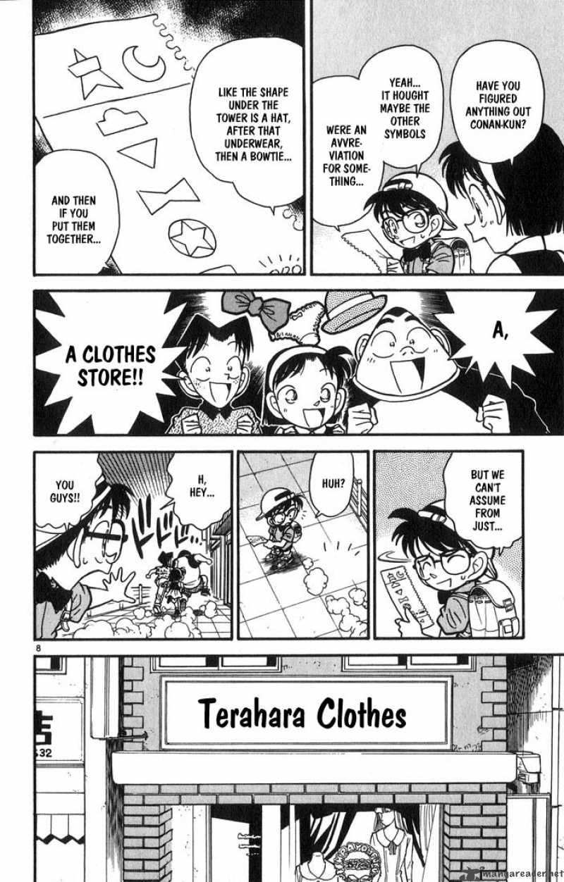Read Detective Conan Chapter 37 The ABCs of Deciphering - Page 8 For Free In The Highest Quality