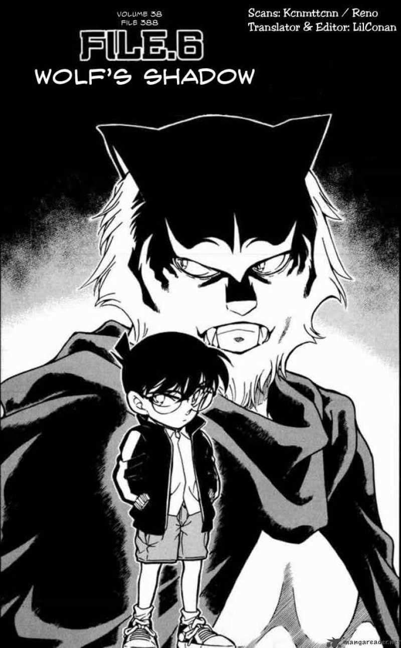 Read Detective Conan Chapter 388 Wolf's Shadow - Page 1 For Free In The Highest Quality