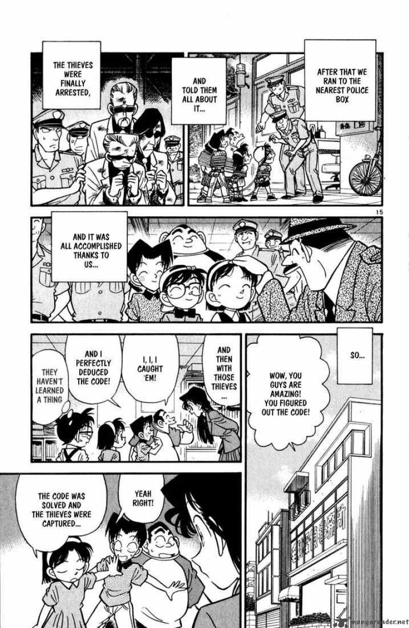 Read Detective Conan Chapter 39 The Shining Fish's True Form - Page 14 For Free In The Highest Quality