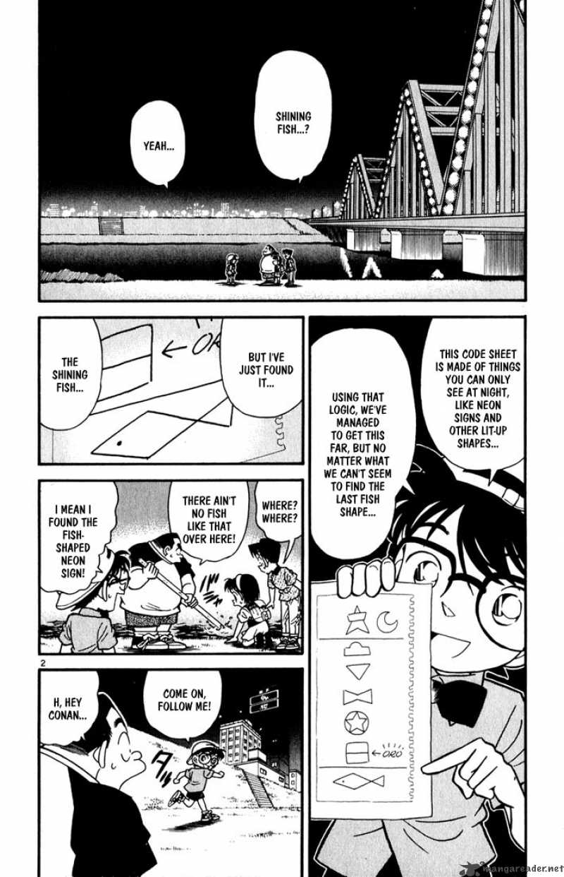Read Detective Conan Chapter 39 The Shining Fish's True Form - Page 2 For Free In The Highest Quality