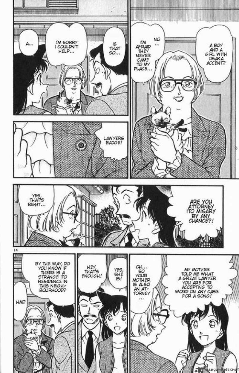 Read Detective Conan Chapter 390 Heiji and Kazuha in Grave Danger 1 - Page 14 For Free In The Highest Quality