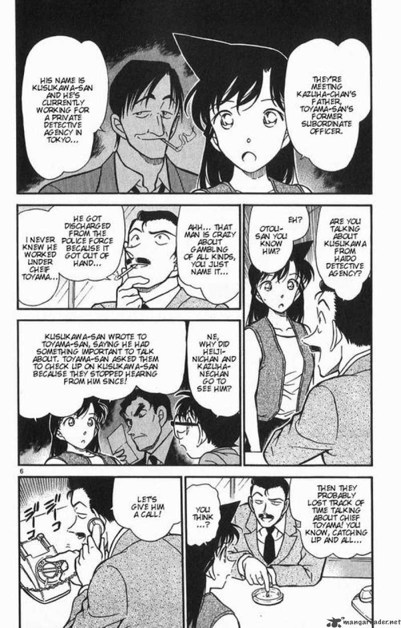 Read Detective Conan Chapter 390 Heiji and Kazuha in Grave Danger 1 - Page 6 For Free In The Highest Quality