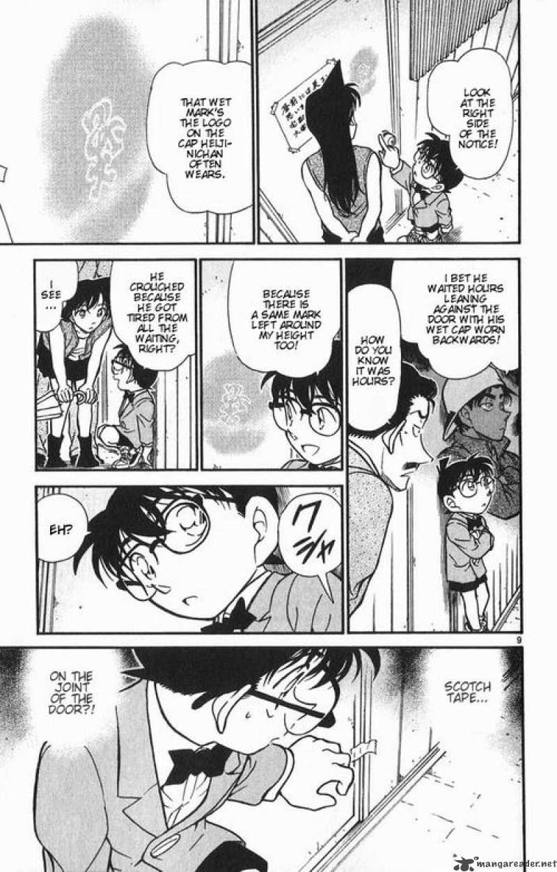 Read Detective Conan Chapter 390 Heiji and Kazuha in Grave Danger 1 - Page 9 For Free In The Highest Quality
