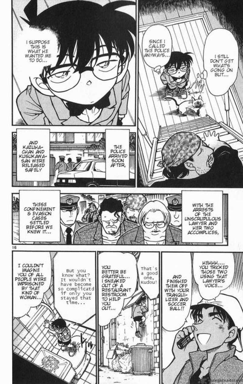 Read Detective Conan Chapter 392 Heiji and Kazuha in Grave Danger 3 - Page 16 For Free In The Highest Quality
