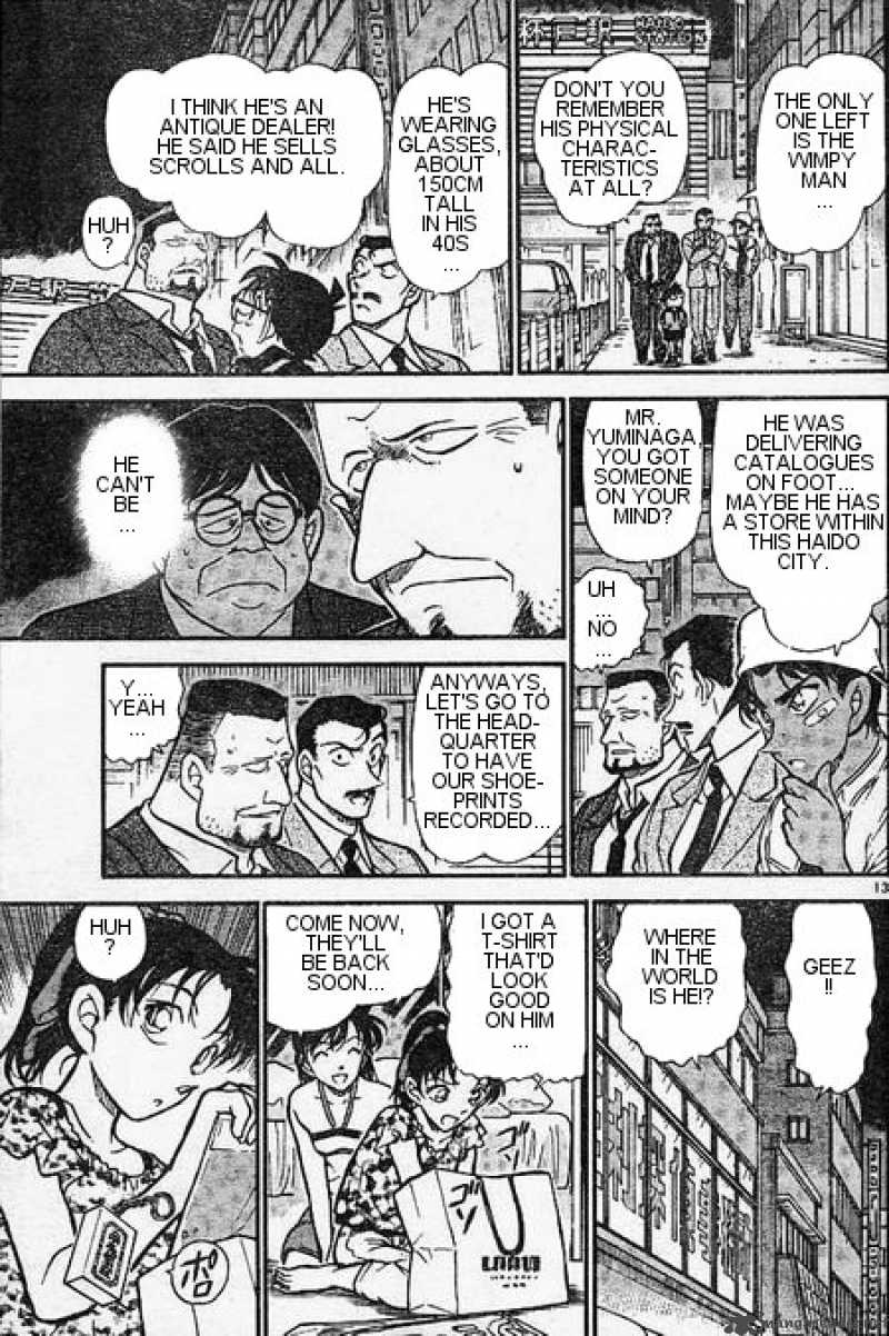 Read Detective Conan Chapter 394 Shadow of the Red Horse - Page 13 For Free In The Highest Quality