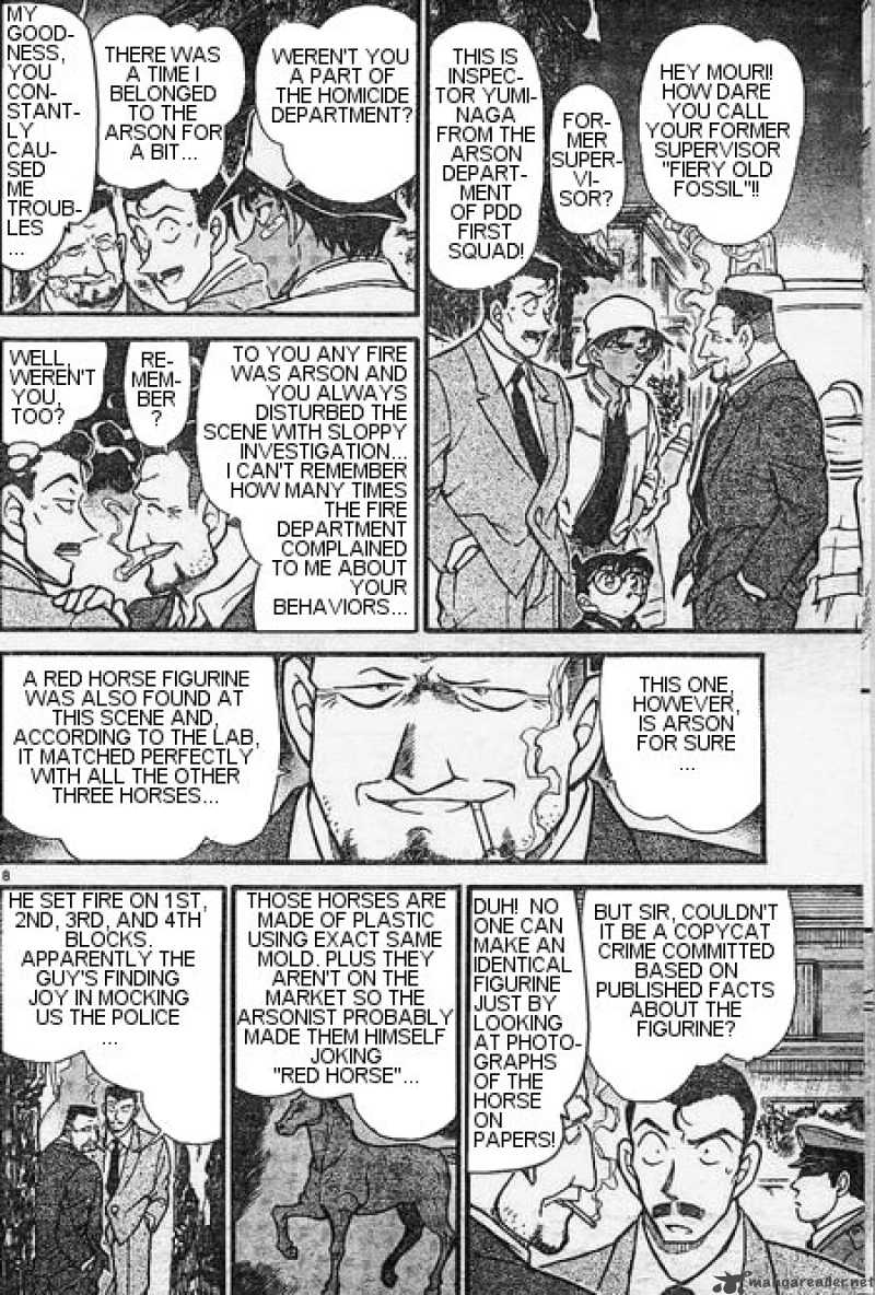 Read Detective Conan Chapter 394 Shadow of the Red Horse - Page 8 For Free In The Highest Quality