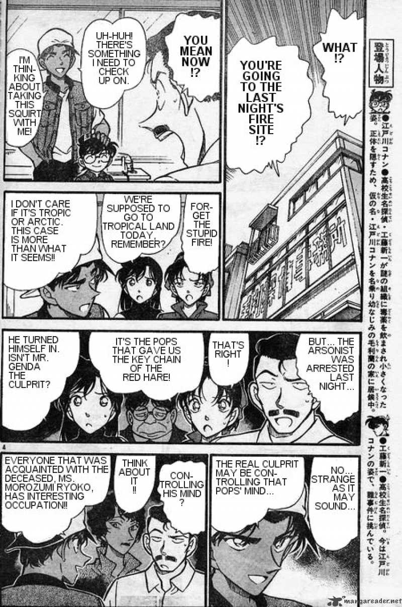 Read Detective Conan Chapter 396 The Witness of the Red Horse - Page 4 For Free In The Highest Quality