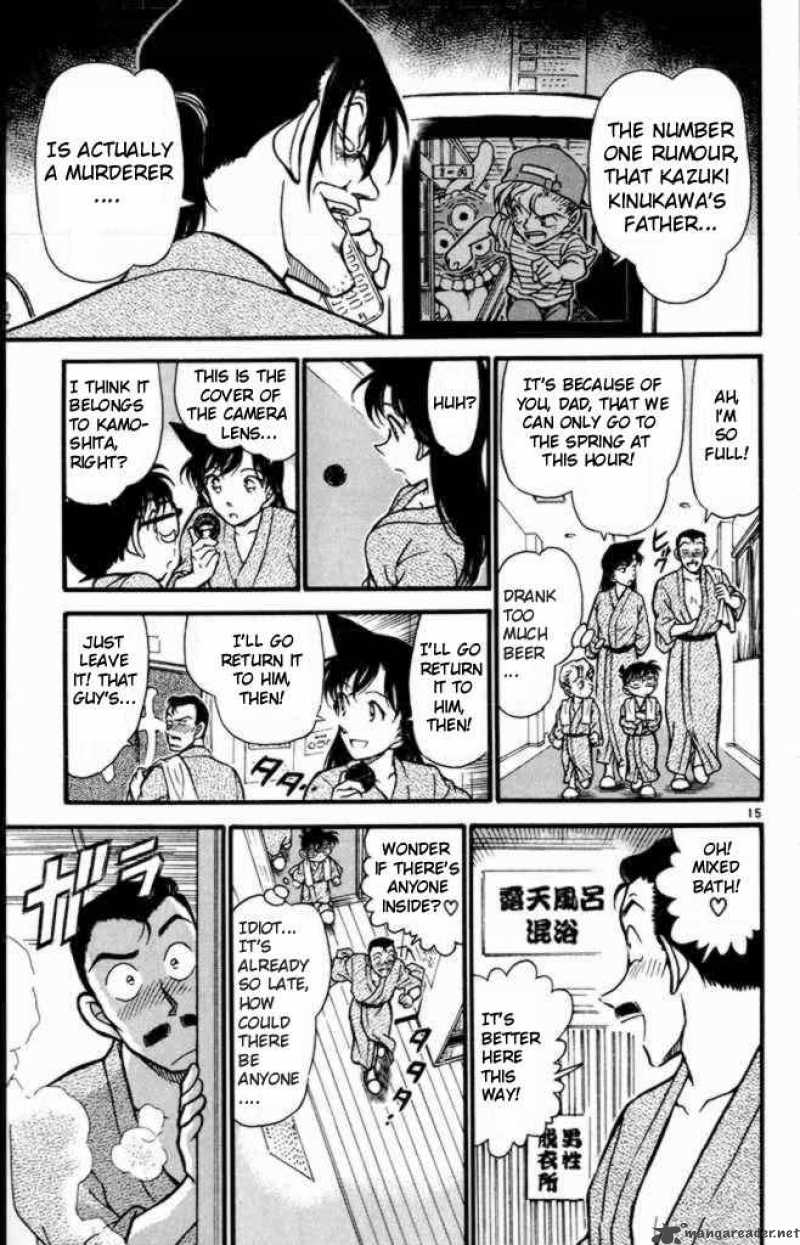 Read Detective Conan Chapter 401 A Small Client - Page 15 For Free In The Highest Quality