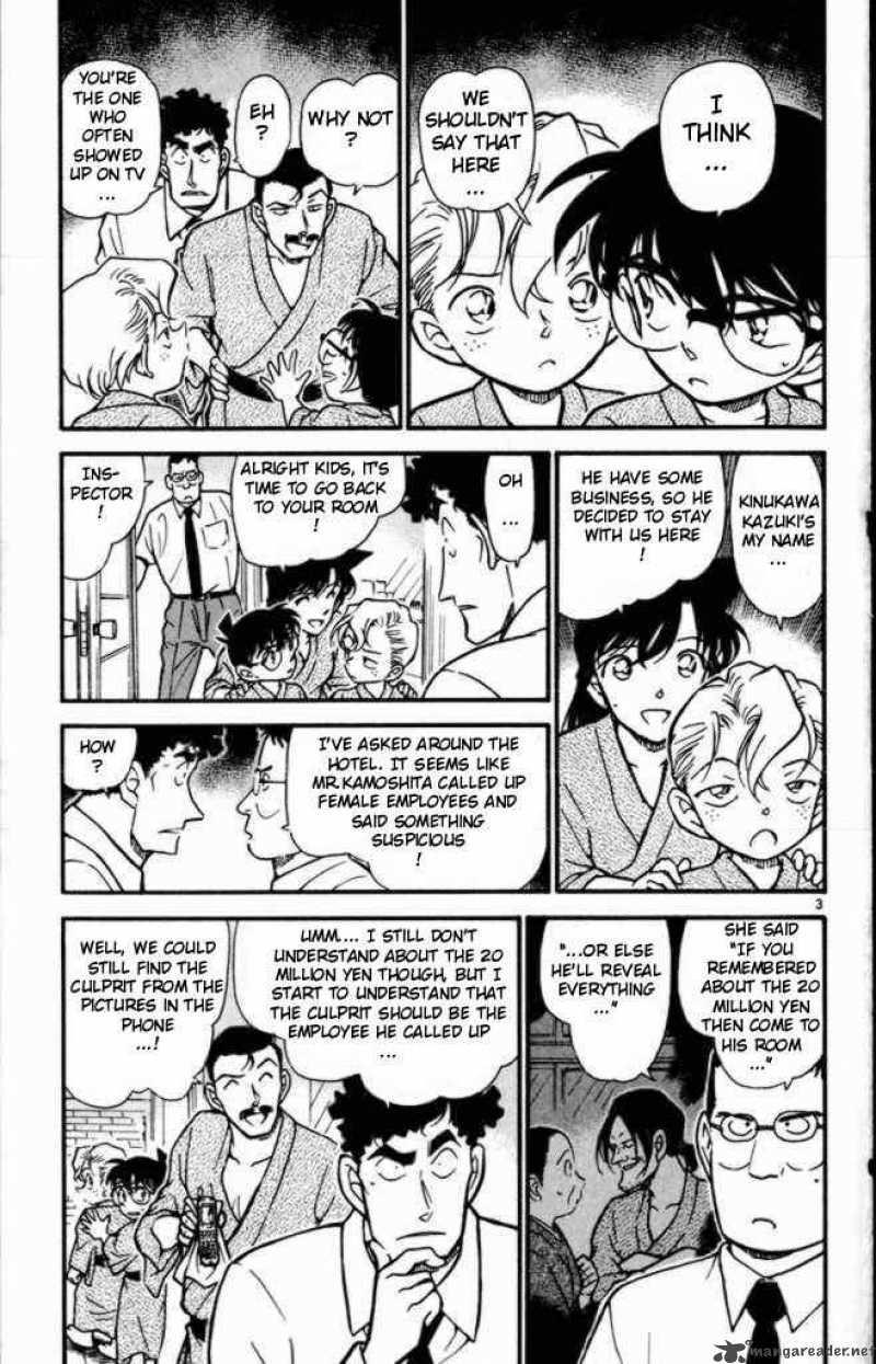 Read Detective Conan Chapter 402 With a Mole - Page 3 For Free In The Highest Quality