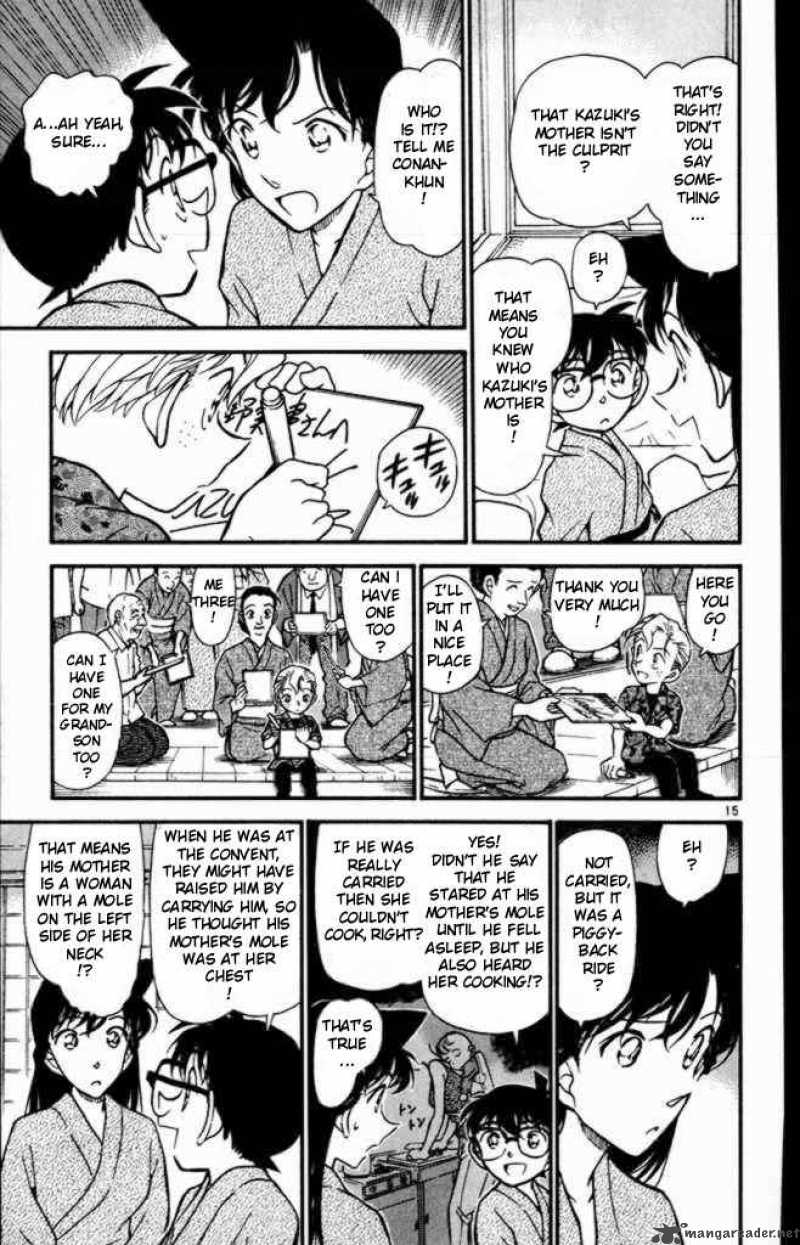 Read Detective Conan Chapter 403 Red Mole - Page 15 For Free In The Highest Quality