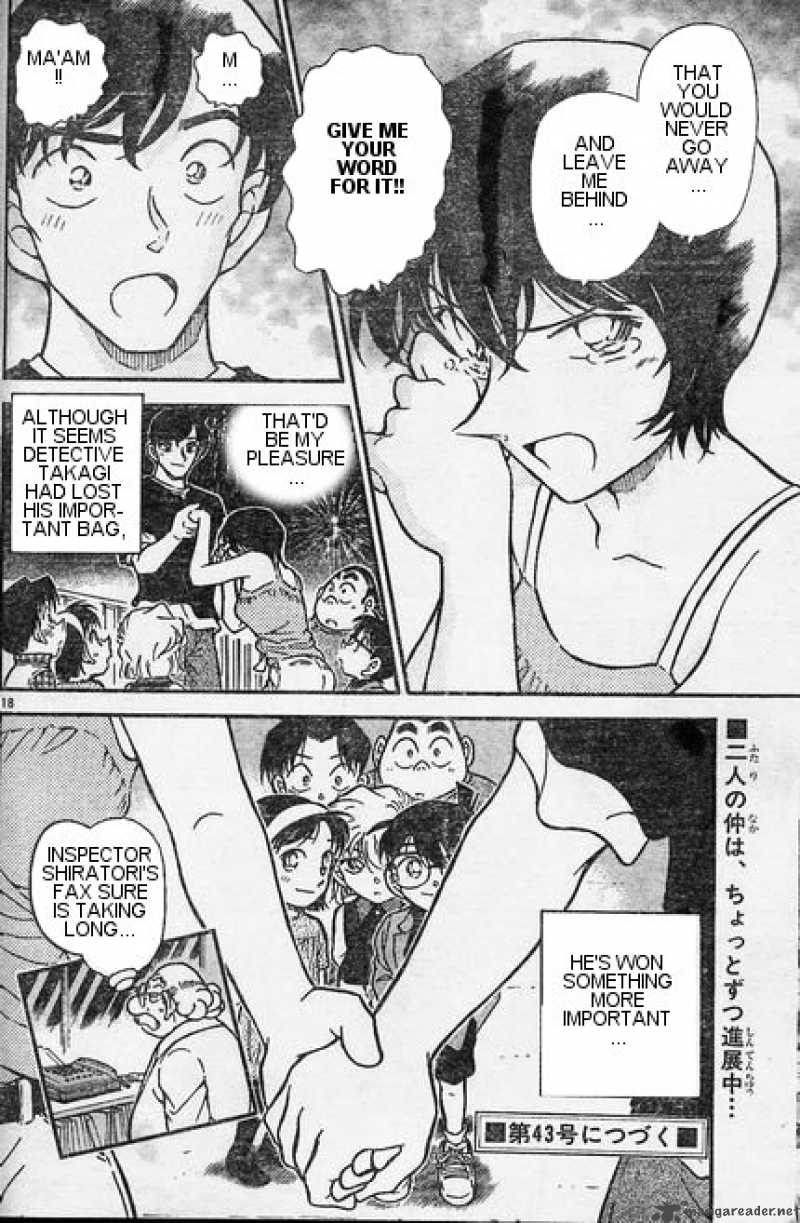 Read Detective Conan Chapter 406 Misguided but Successful Arrest - Page 18 For Free In The Highest Quality