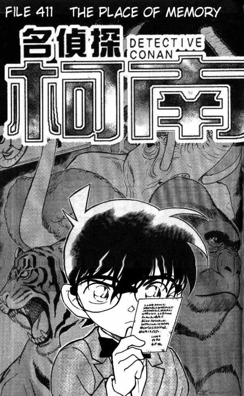 Read Detective Conan Chapter 411 The Place of Memory - Page 1 For Free In The Highest Quality