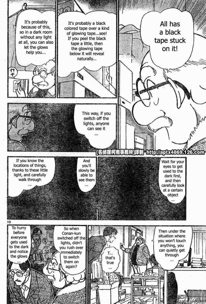 Read Detective Conan Chapter 419 Mystery of the Black Light - Page 10 For Free In The Highest Quality