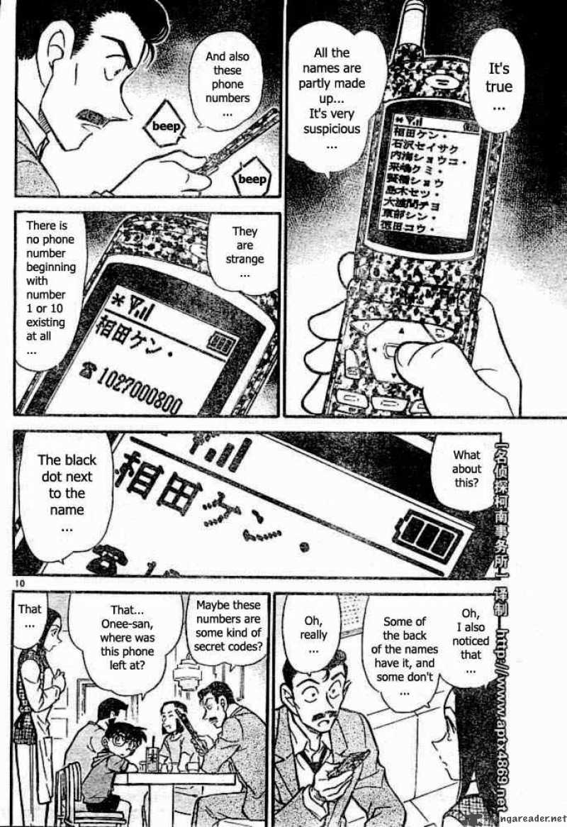 Read Detective Conan Chapter 438 The Forgotten Cell Phone - Page 10 For Free In The Highest Quality