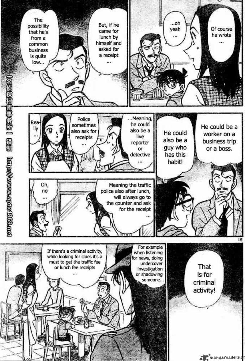 Read Detective Conan Chapter 438 The Forgotten Cell Phone - Page 15 For Free In The Highest Quality