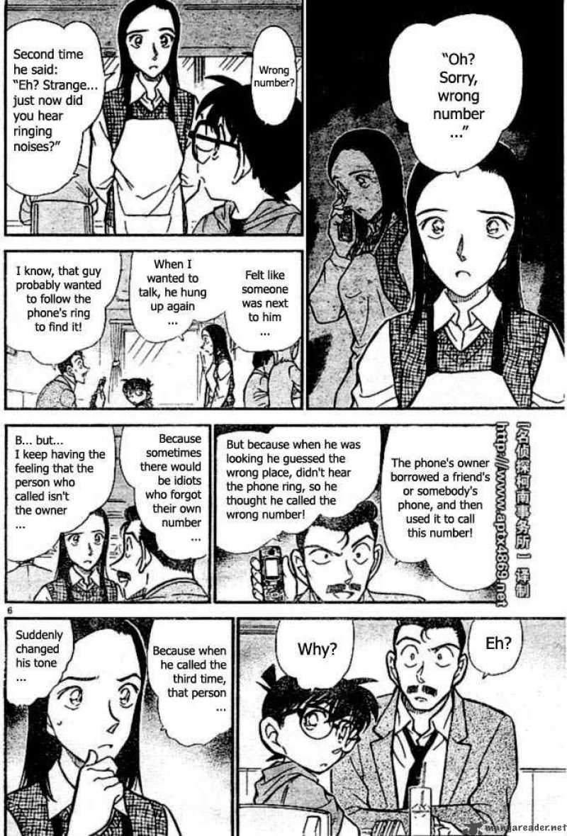 Read Detective Conan Chapter 438 The Forgotten Cell Phone - Page 6 For Free In The Highest Quality