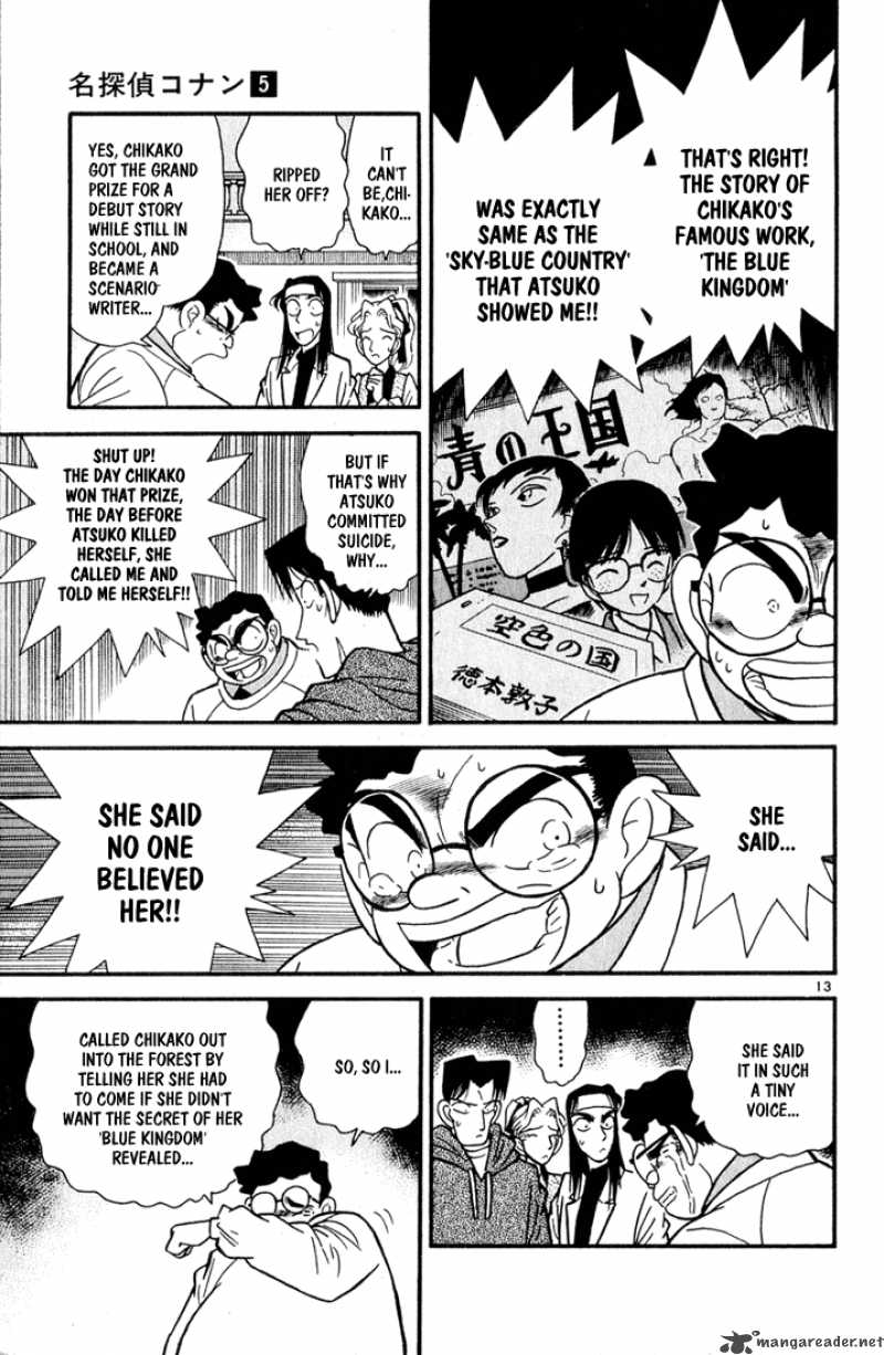 Read Detective Conan Chapter 44 The Identity of the Murderer! - Page 13 For Free In The Highest Quality