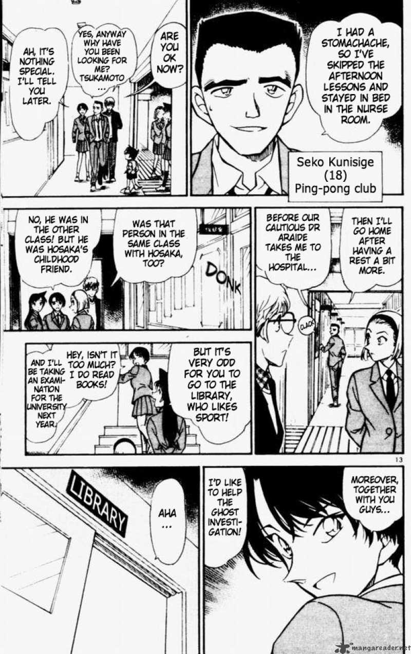 Read Detective Conan Chapter 457 A Ghost Story at School - Page 13 For Free In The Highest Quality