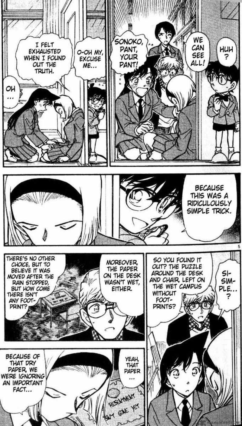 Read Detective Conan Chapter 459 Truth Behind the Remaining Desk - Page 5 For Free In The Highest Quality