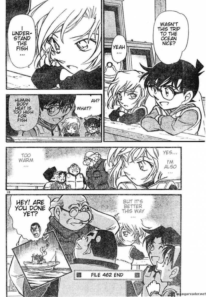 Read Detective Conan Chapter 462 The Blessed Fishing Spot - Page 18 For Free In The Highest Quality