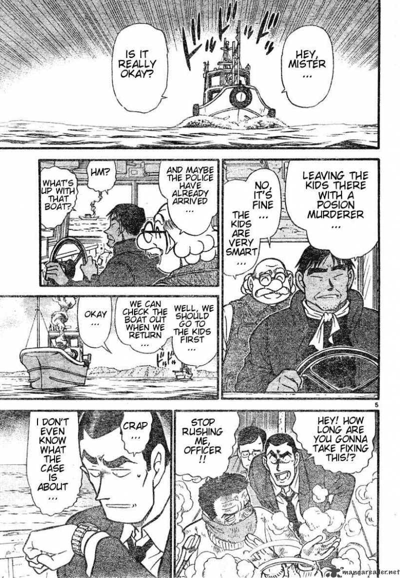 Read Detective Conan Chapter 462 The Blessed Fishing Spot - Page 5 For Free In The Highest Quality