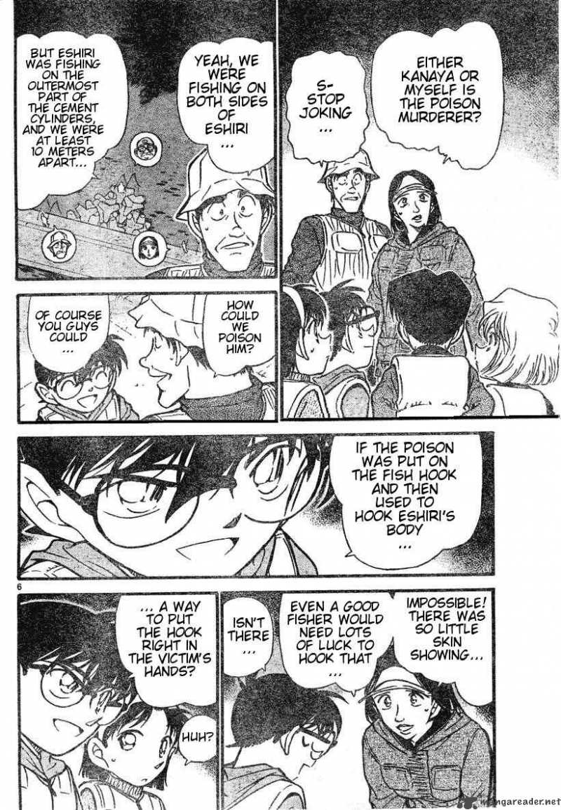 Read Detective Conan Chapter 462 The Blessed Fishing Spot - Page 6 For Free In The Highest Quality