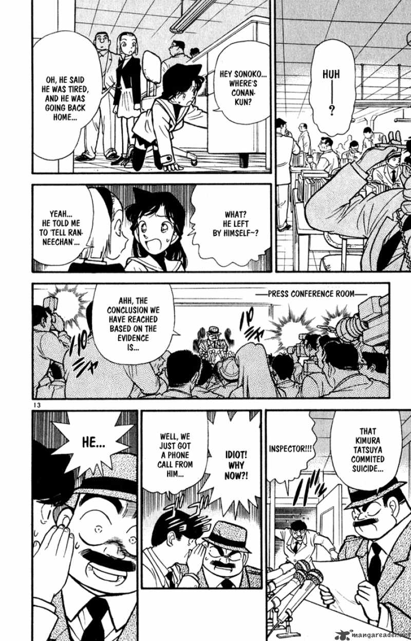 Read Detective Conan Chapter 47 The Mystery Hidden in the Song - Page 13 For Free In The Highest Quality