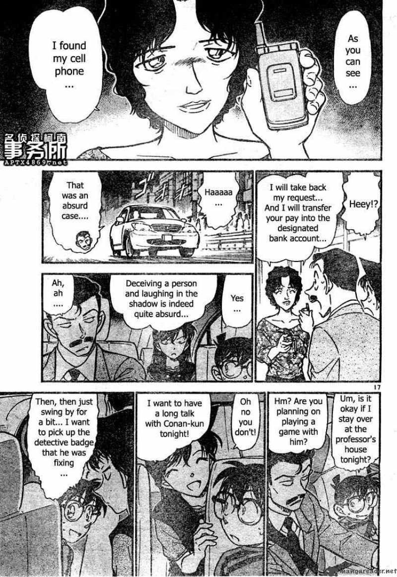 Read Detective Conan Chapter 479 The Suspicious Message - Page 17 For Free In The Highest Quality