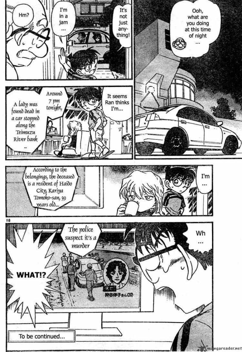 Read Detective Conan Chapter 479 The Suspicious Message - Page 18 For Free In The Highest Quality