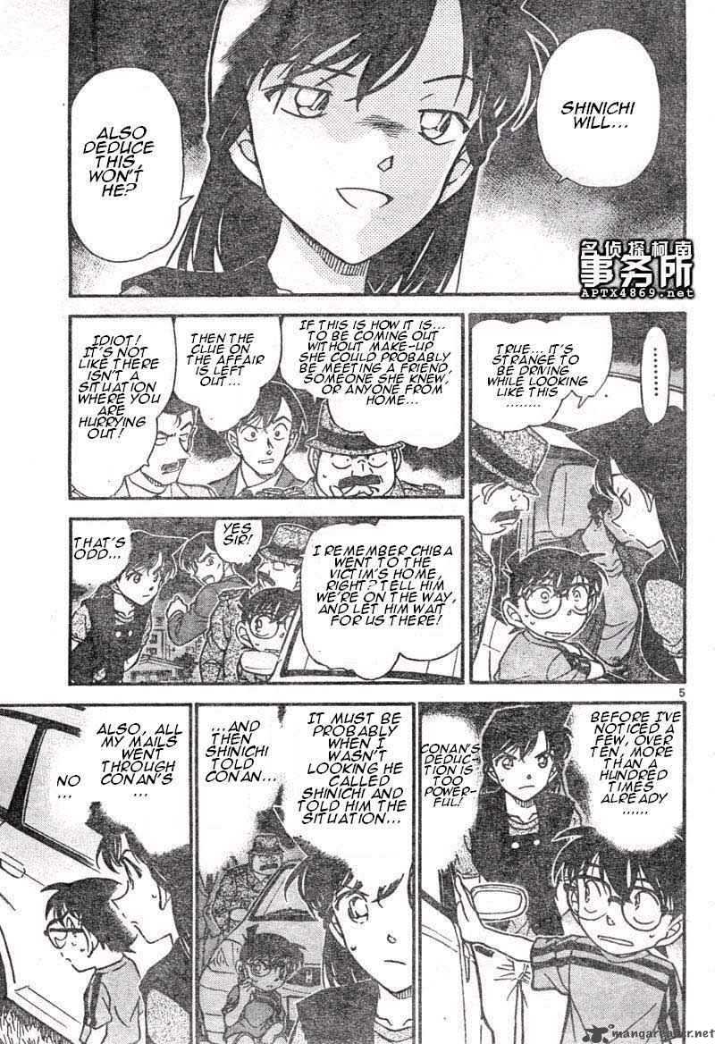 Read Detective Conan Chapter 480 Doubted Deduction - Page 5 For Free In The Highest Quality