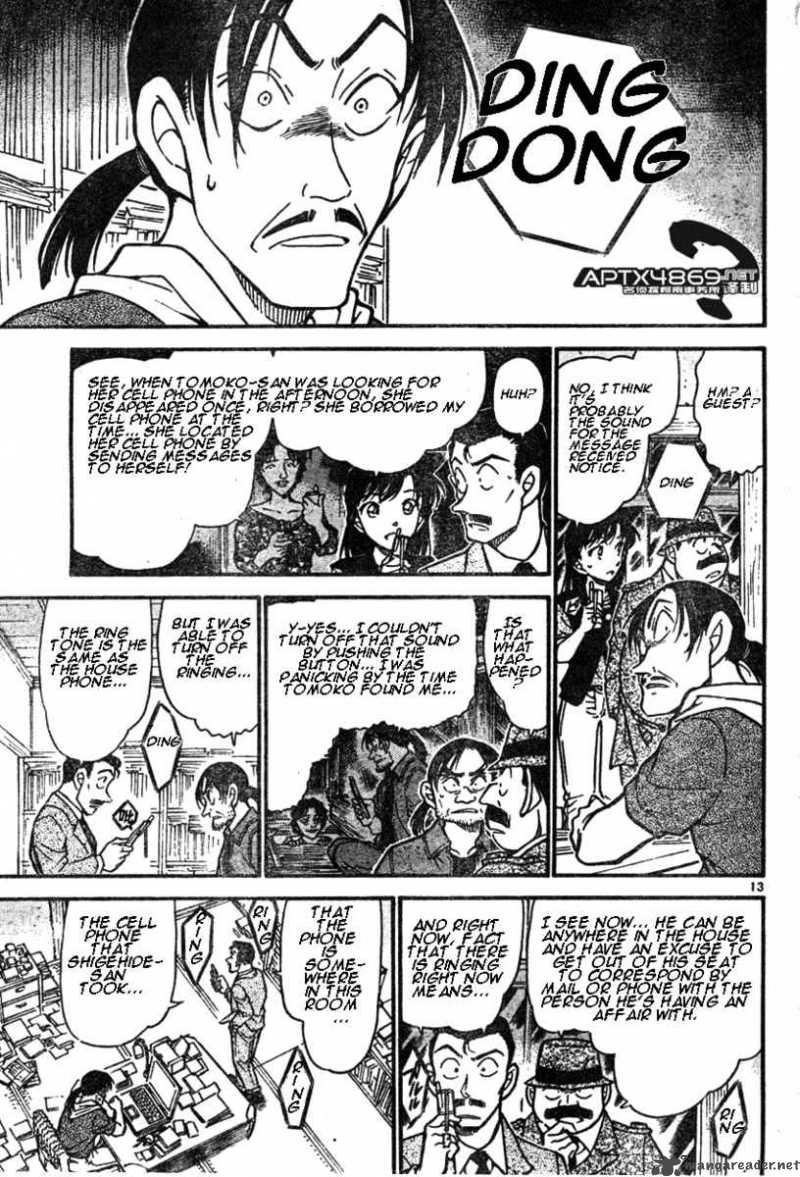 Read Detective Conan Chapter 482 The Truth of the Suspicion - Page 13 For Free In The Highest Quality