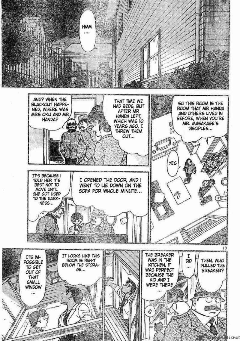 Read Detective Conan Chapter 489 The Magiciam's Mansion - Page 13 For Free In The Highest Quality