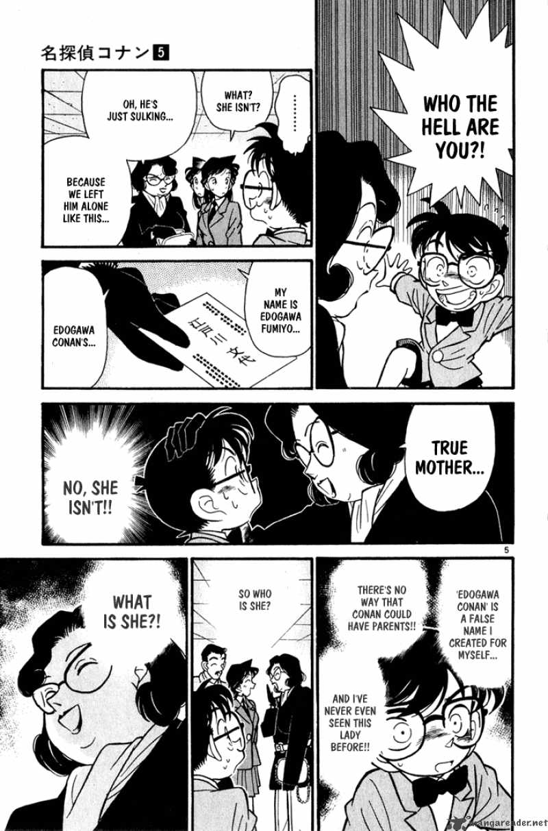 Read Detective Conan Chapter 49 An Unfimilar Visitor - Page 5 For Free In The Highest Quality