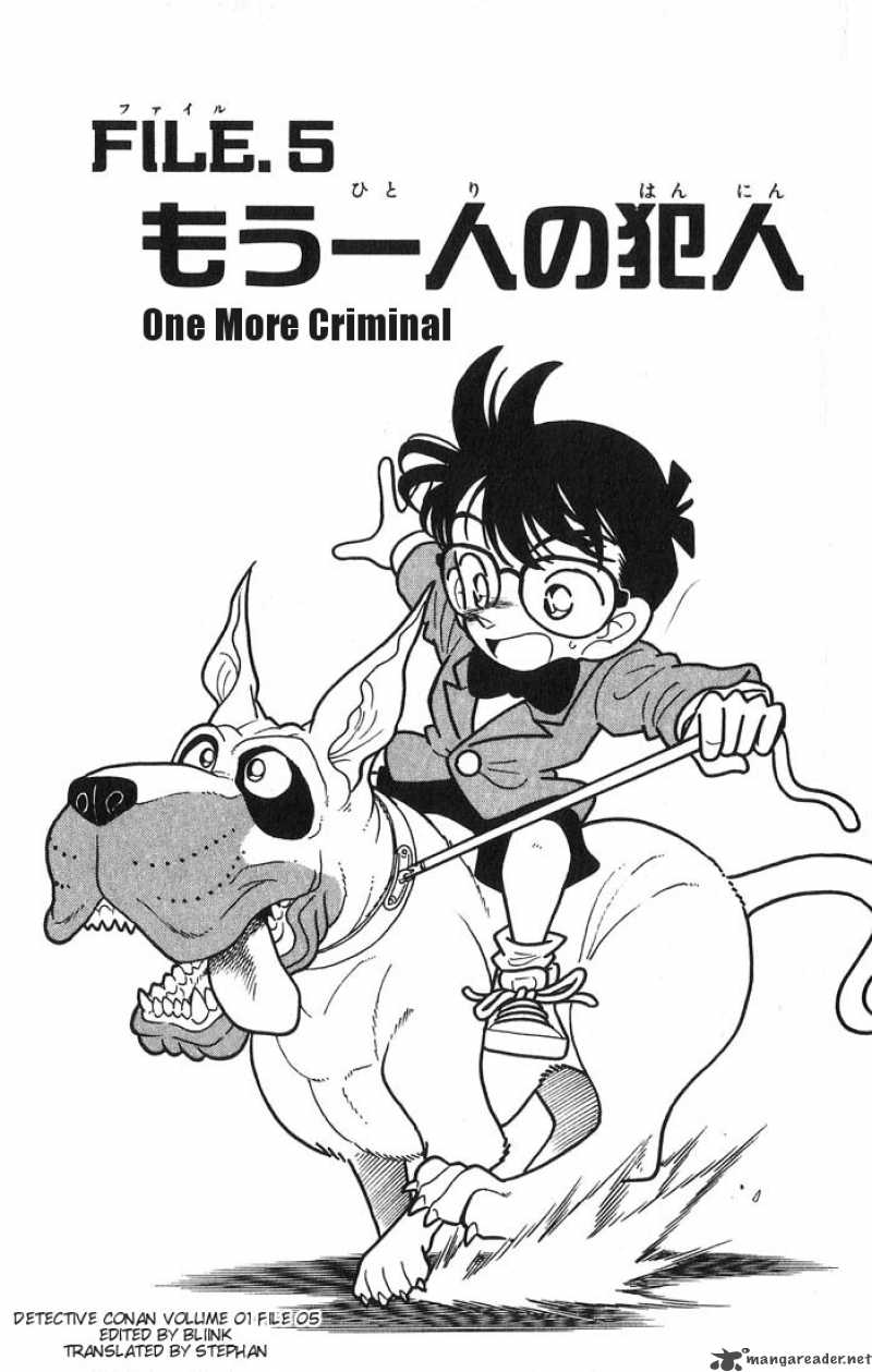 Read Detective Conan Chapter 5 One More Criminal - Page 1 For Free In The Highest Quality