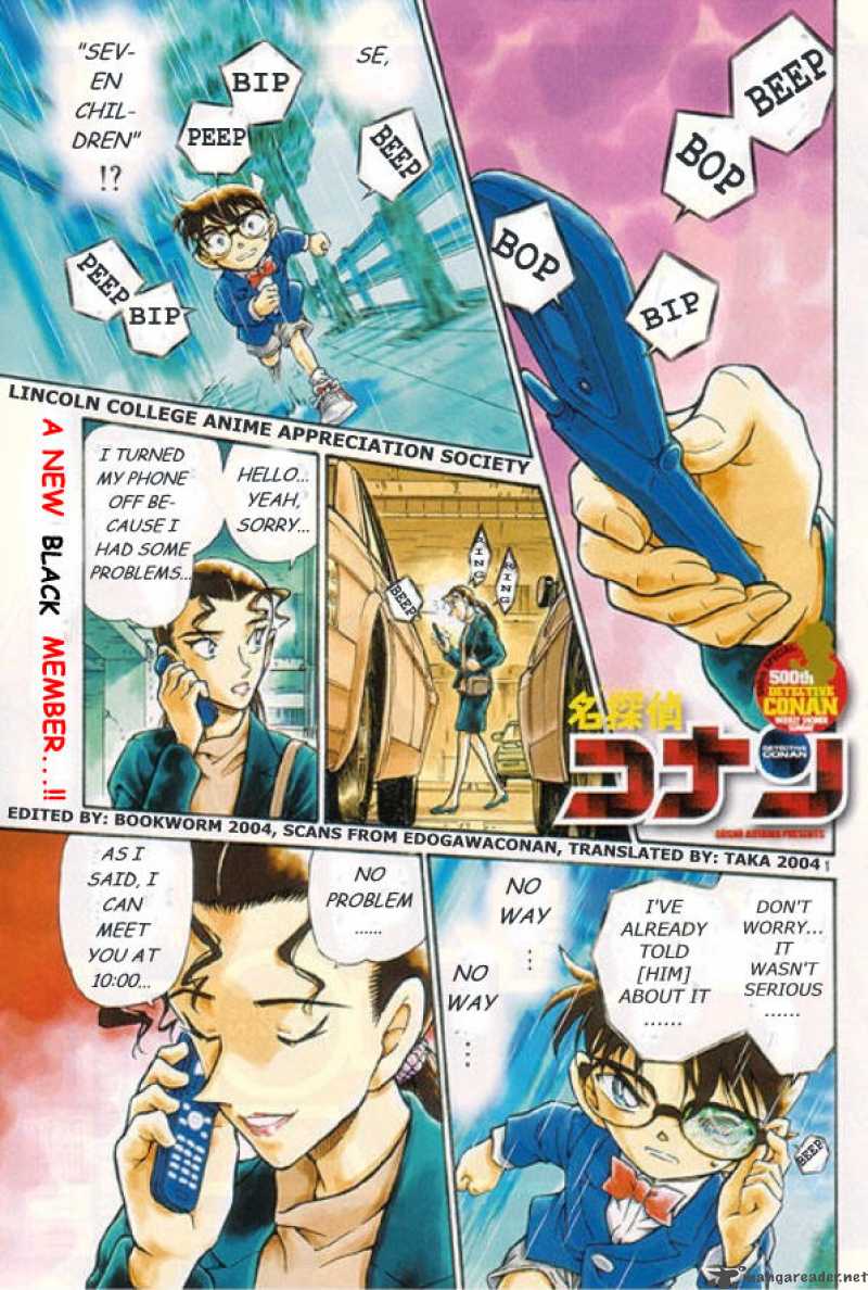 Read Detective Conan Chapter 500 - Page 1 For Free In The Highest Quality