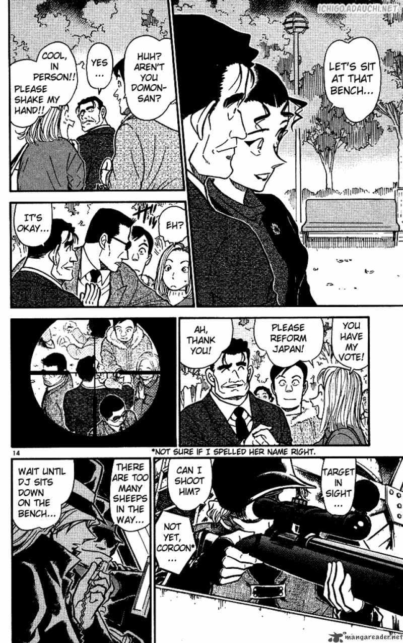 Read Detective Conan Chapter 501 Follow the Target! - Page 14 For Free In The Highest Quality