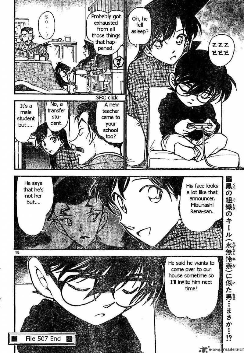 Read Detective Conan Chapter 507 The Secret Path to School 2 - Page 18 For Free In The Highest Quality