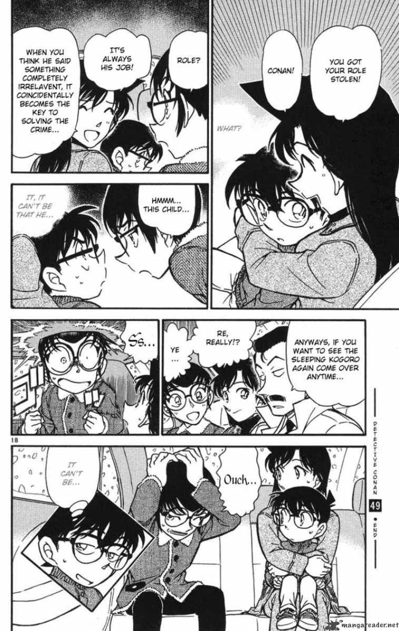 Read Detective Conan Chapter 510 The Fake Love - Page 18 For Free In The Highest Quality