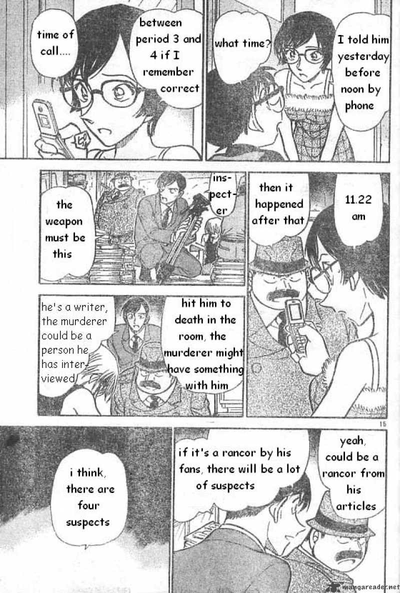 Read Detective Conan Chapter 515 Exiting Interview - Page 15 For Free In The Highest Quality