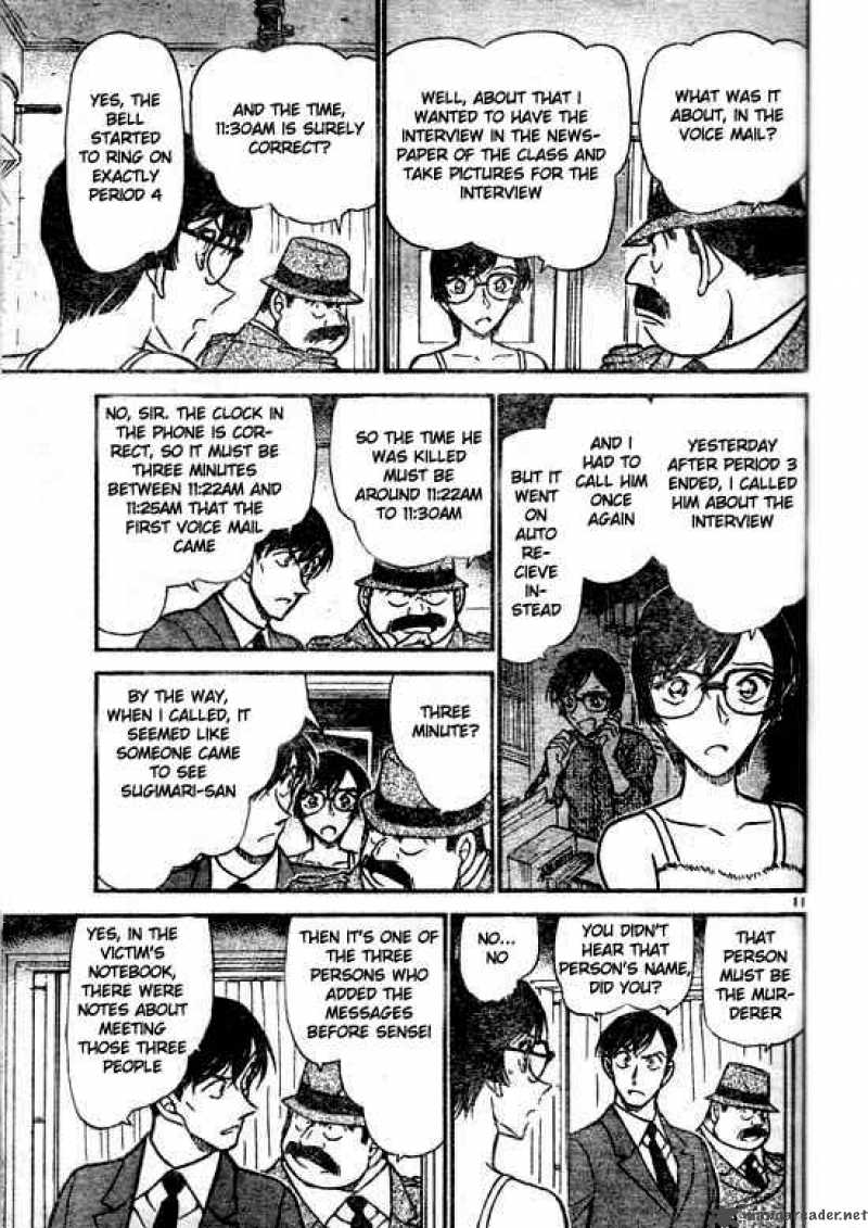 Read Detective Conan Chapter 516 The Message of the Real Murderer - Page 11 For Free In The Highest Quality